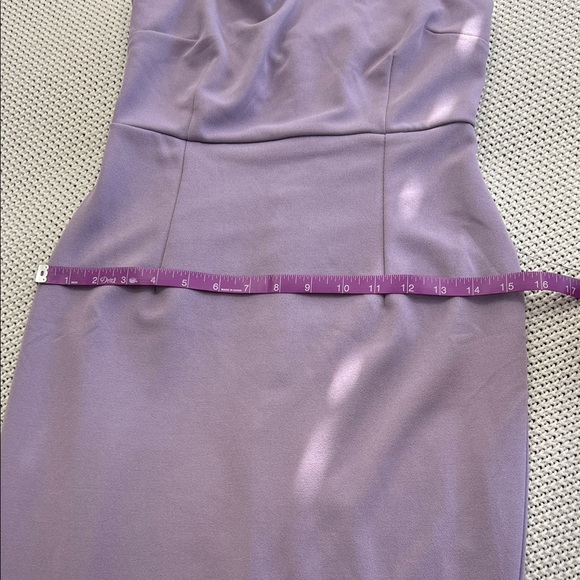 Lulu's One-Shoulder Lavender Dress - Picture 10 of 13